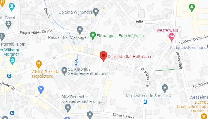 Dr Hussmann Karte Maps Link Anfahrt